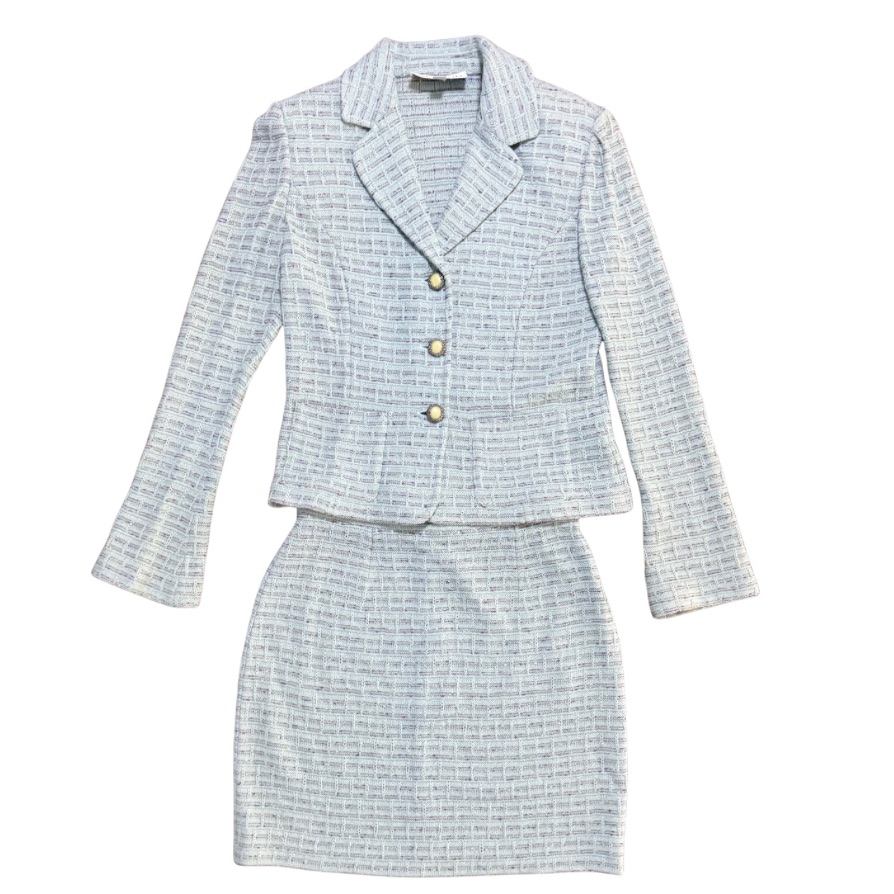 St. John Collection By Marie Gray Suite Set Women’s Size 6 Euc Skirt And Jacket